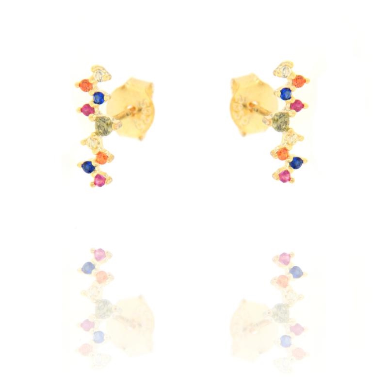 ORECCHINO ARGENTO ZIRCONE 3PZ
