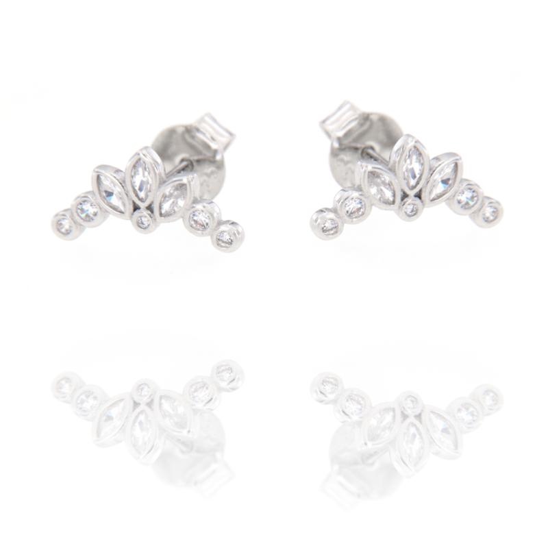 ORECCHINO ARGENTO ZIRCONE 3PZ