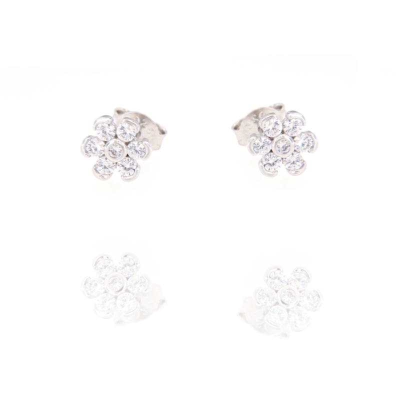 ORECCHINO ARGENTO ZIRCONE 3PZ