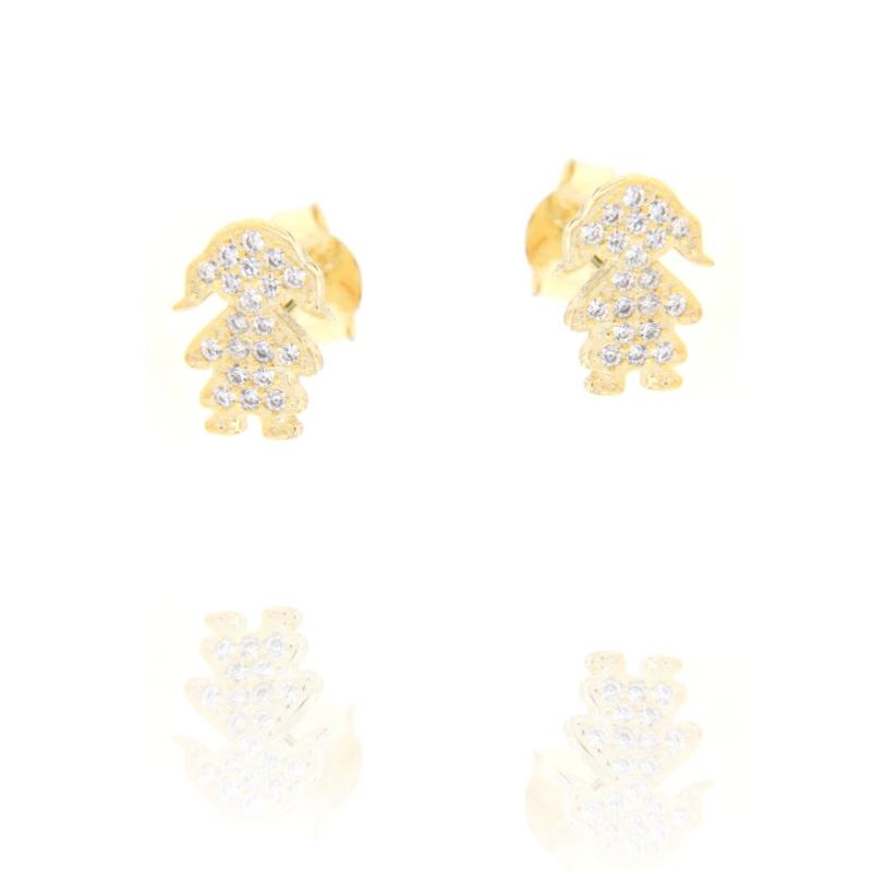 ORECCHINO ARGENTO ZIRCONE 3PZ