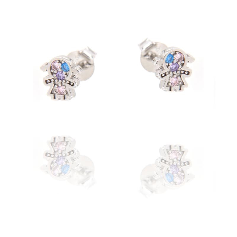 ORECCHINO ARGENTO ZIRCONE 3PZ