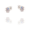 ORECCHINO ARGENTO ZIRCONE 3PZ