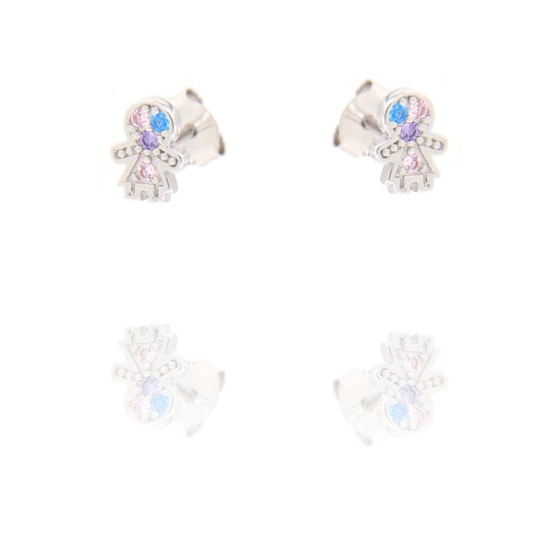 ORECCHINO ARGENTO ZIRCONE 3PZ