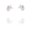 ORECCHINO ARGENTO ZIRCONE 3PZ