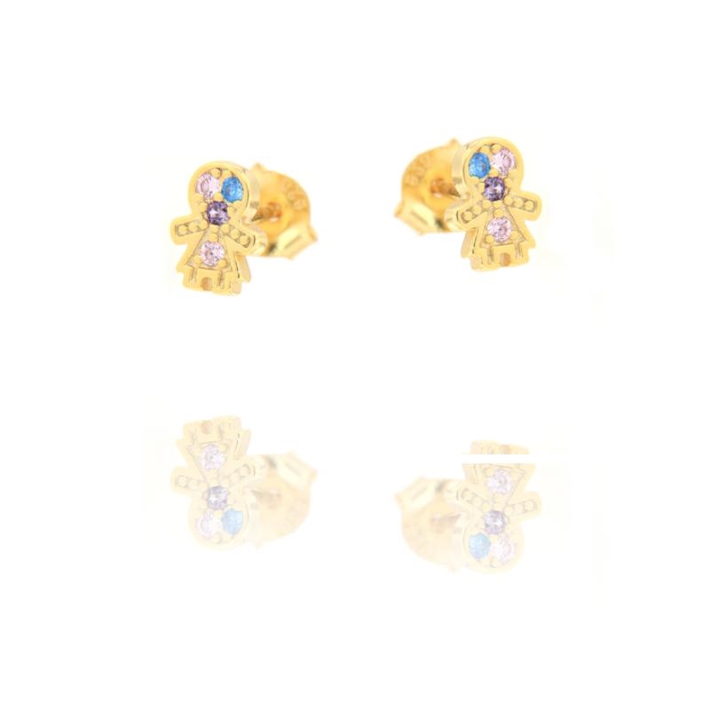 ORECCHINO ARGENTO ZIRCONE 3PZ