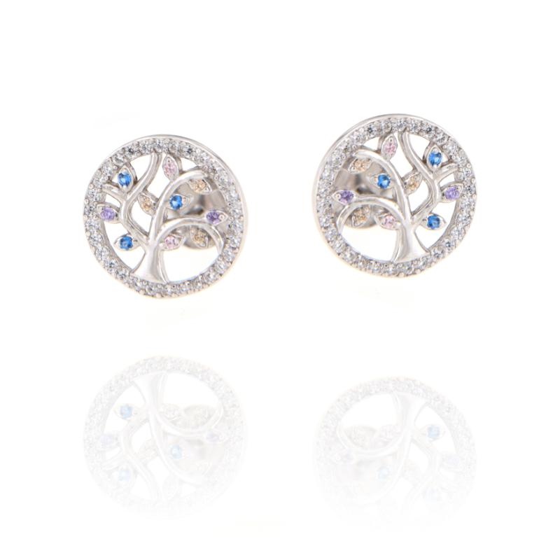 ORECCHINO ARGENTO ZIRCONE 3PZ