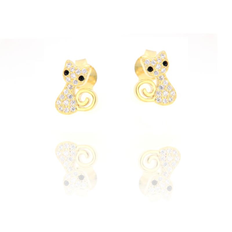 ORECCHINO ARGENTO ZIRCONE 3PZ