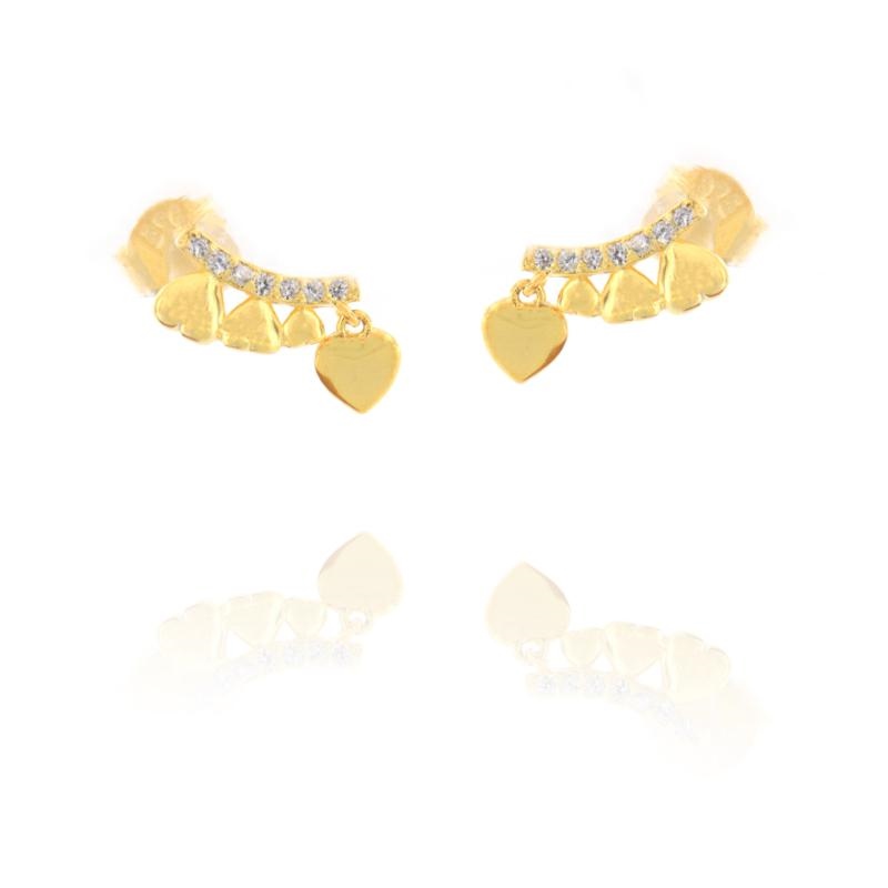 ORECCHINO ARGENTO ZIRCONE 3PZ