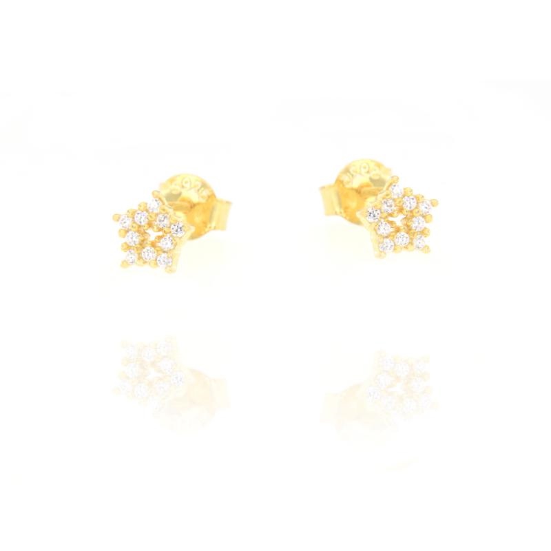 ORECCHINO ARGENTO ZIRCONE 3PZ