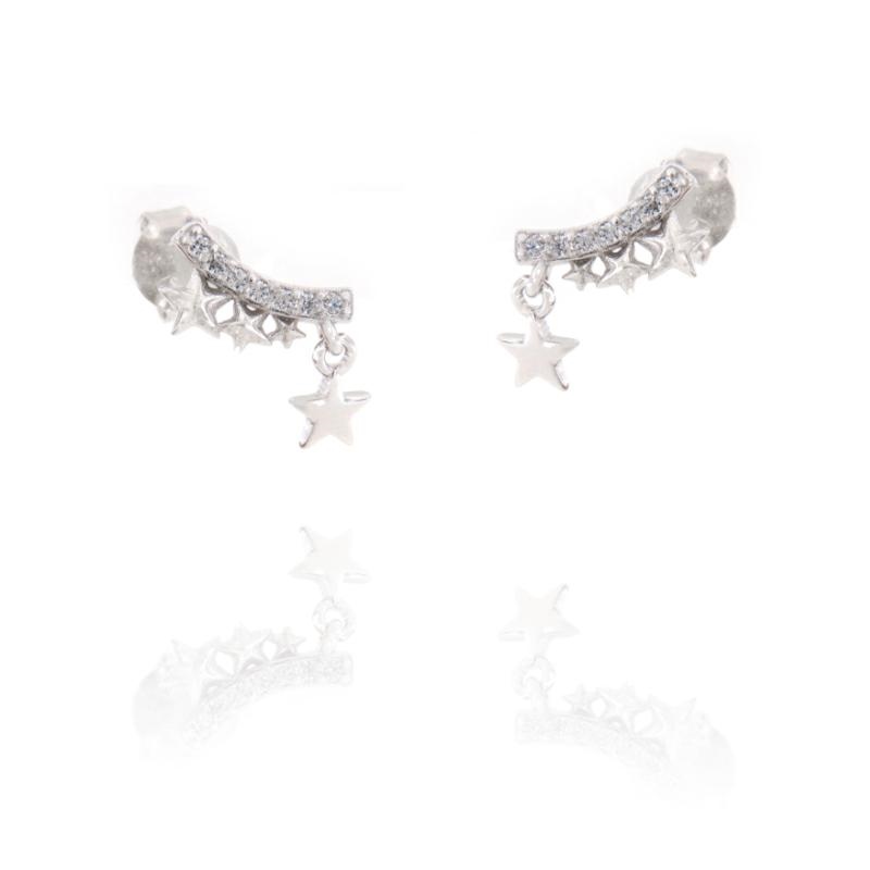 ORECCHINO ARGENTO ZIRCONE 3PZ