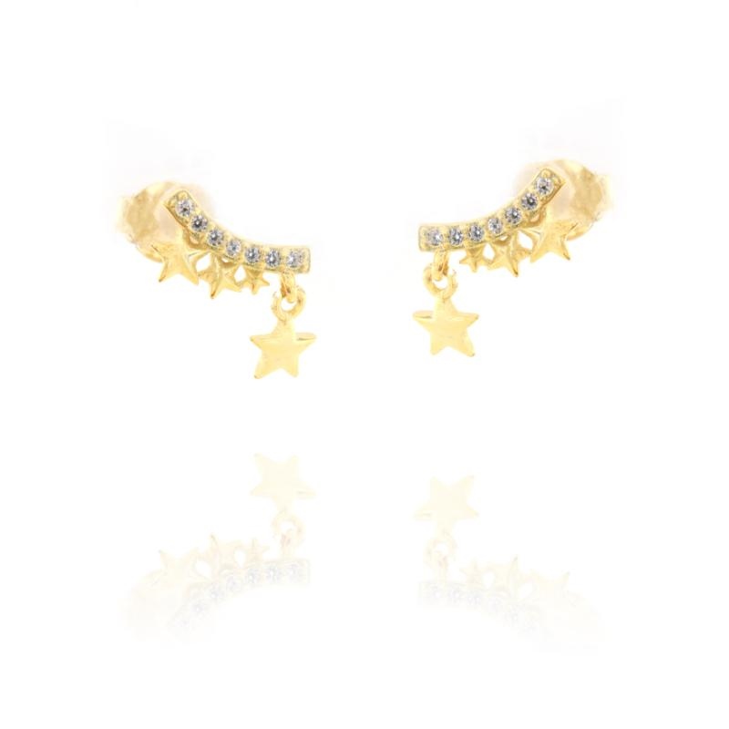 ORECCHINO ARGENTO ZIRCONE 3PZ