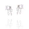 ORECCHINO ARGENTO ZIRCONE 3PZ