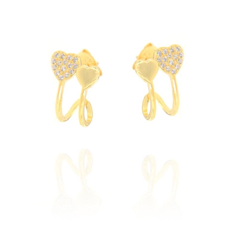ORECCHINO ARGENTO ZIRCONE 3PZ