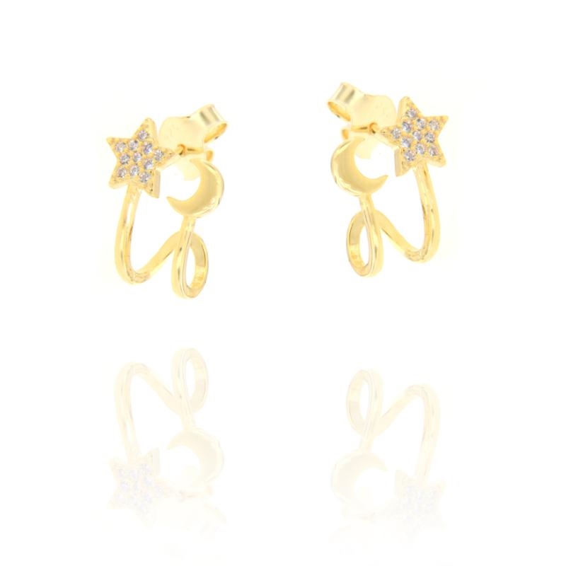 ORECCHINO ARGENTO ZIRCONE 3PZ
