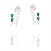 ORECCHINO ARGENTO ZIRCONE 3PZ