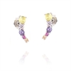 ORECCHINO ARGENTO ZIRCONE 3PZ