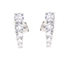 ORECCHINO ARGENTO ZIRCONE 3PZ