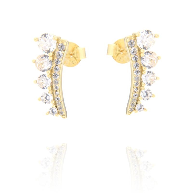 ORECCHINO ARGENTO ZIRCONE 3PZ