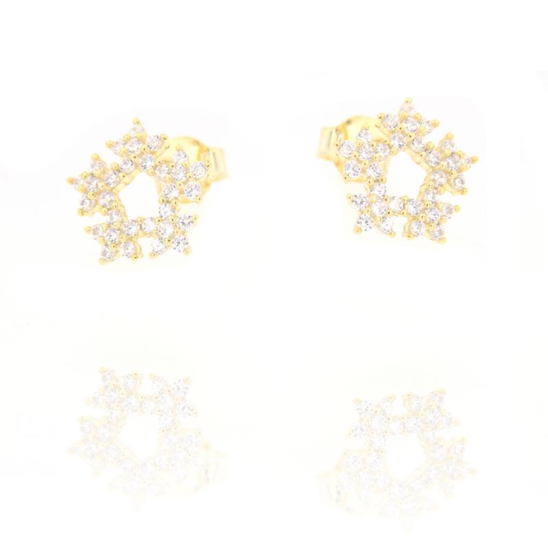ORECCHINO ARGENTO ZIRCONE 3PZ