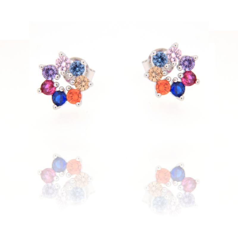 ORECCHINO ARGENTO ZIRCONE 3PZ