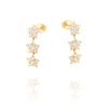 ORECCHINO ARGENTO ZIRCONE 3PZ