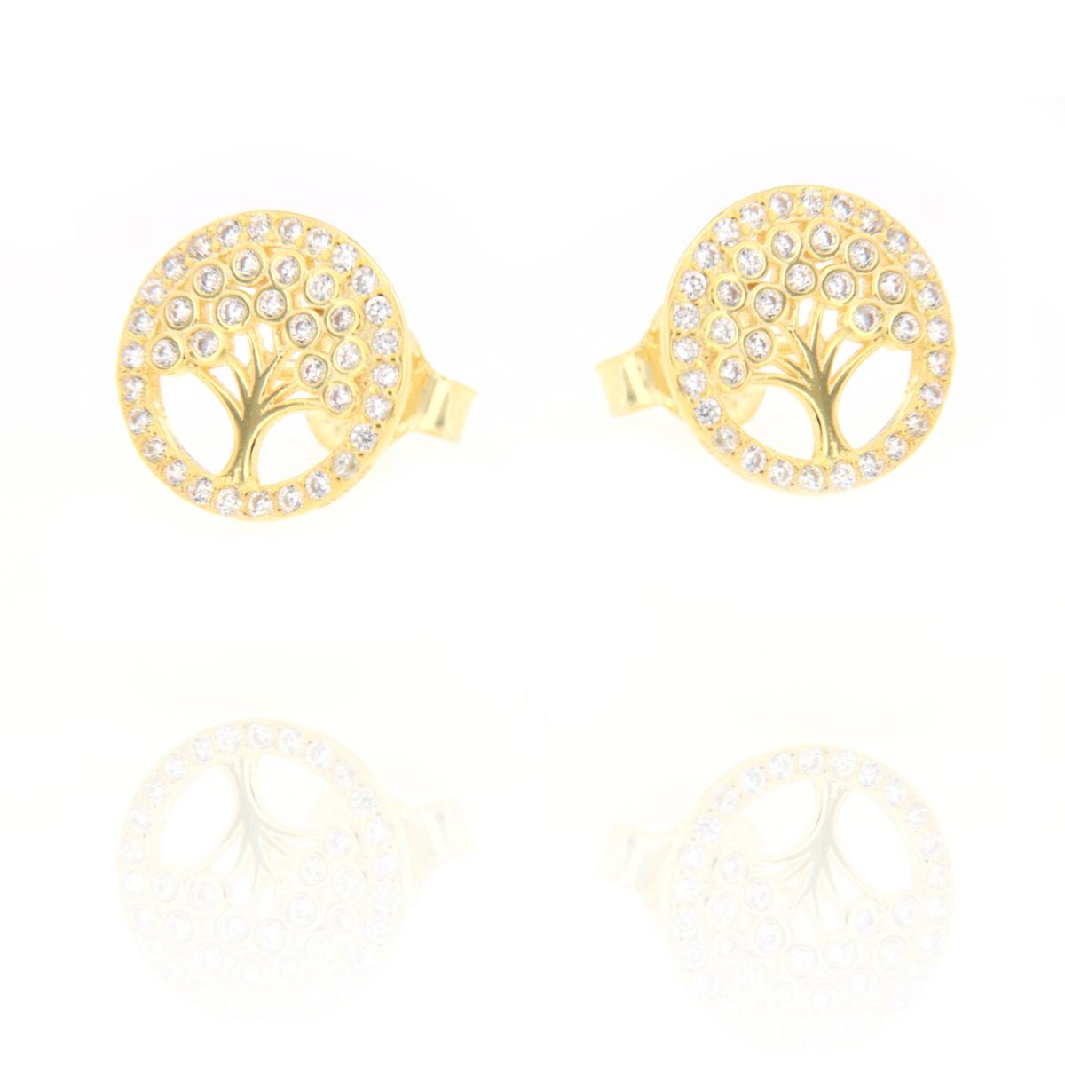 ORECCHINO ARGENTO ZIRCONE 3PZ