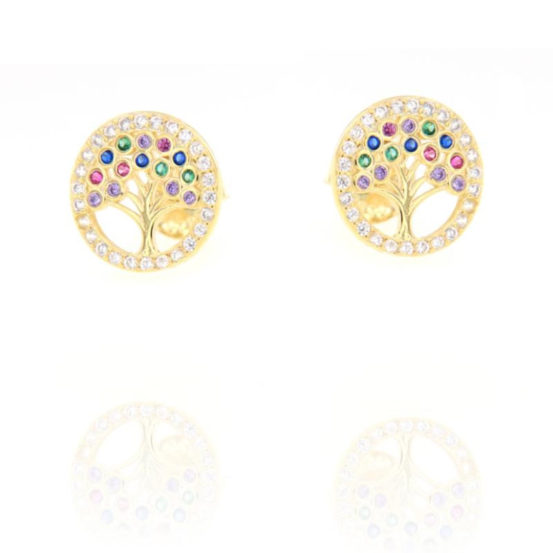 ORECCHINO ARGENTO ZIRCONE 3PZ