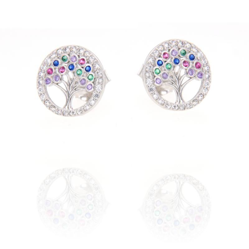 ORECCHINO ARGENTO ZIRCONE 3PZ