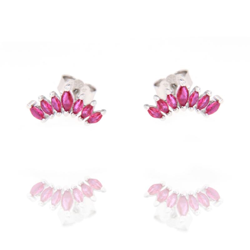ORECCHINO ARGENTO ZIRCONE 3PZ
