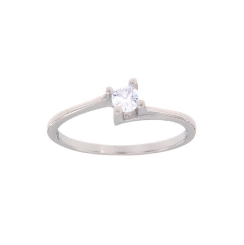 ANELLO ARGENTO ZIRCONE (F) (R)