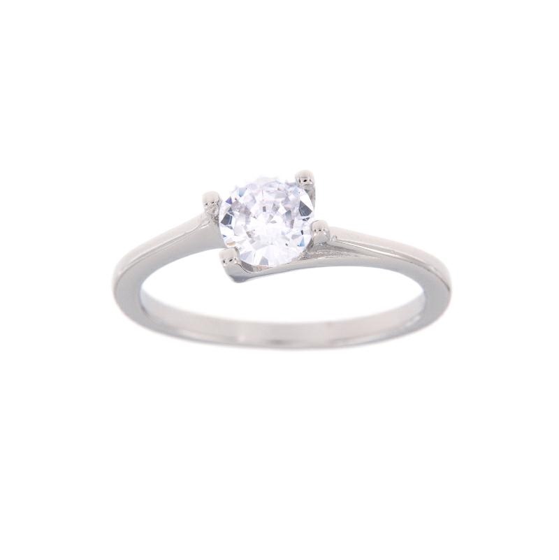 ANELLO ARGENTO ZIRCONE (F) (R)