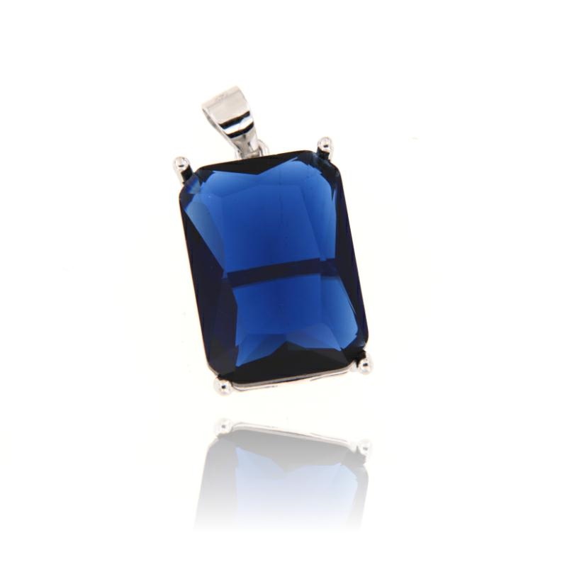 CIONDOLO ARGENTO ZIRCONE
