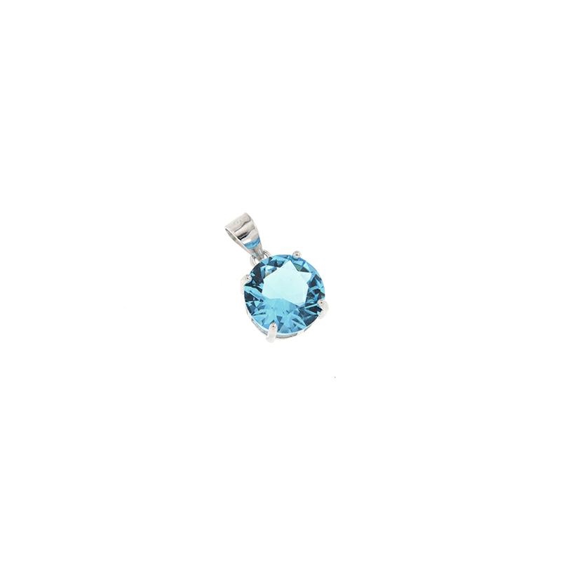 CIONDOLO ARGENTO ZIRCONE