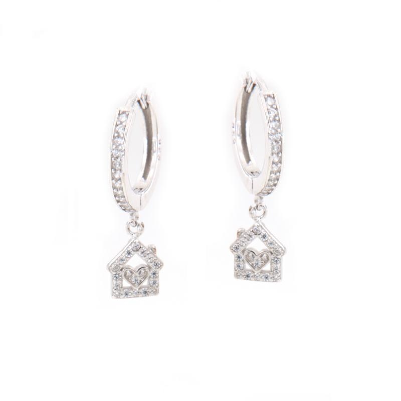 ORECCHINO ARGENTO ZIRCONE