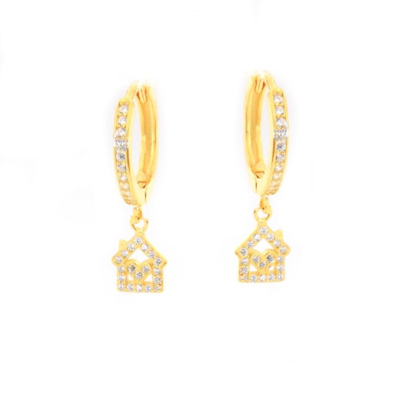 ORECCHINO ARGENTO ZIRCONE