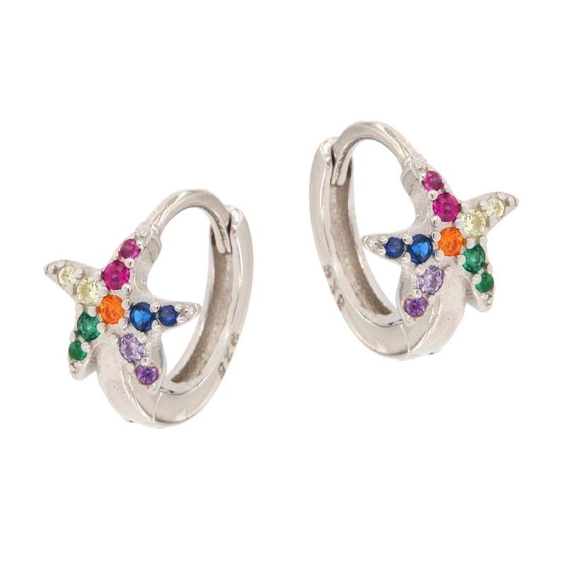 ORECCHINO ARGENTO ZIRCONE 3PZ