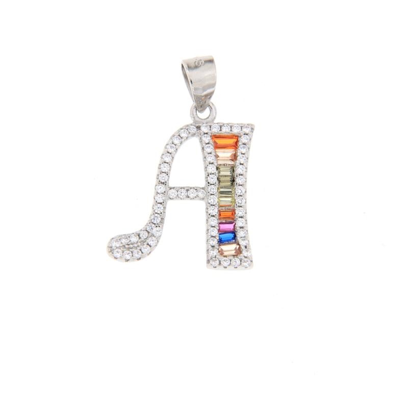 CIONDOLO ARGENTO ZIRCONE