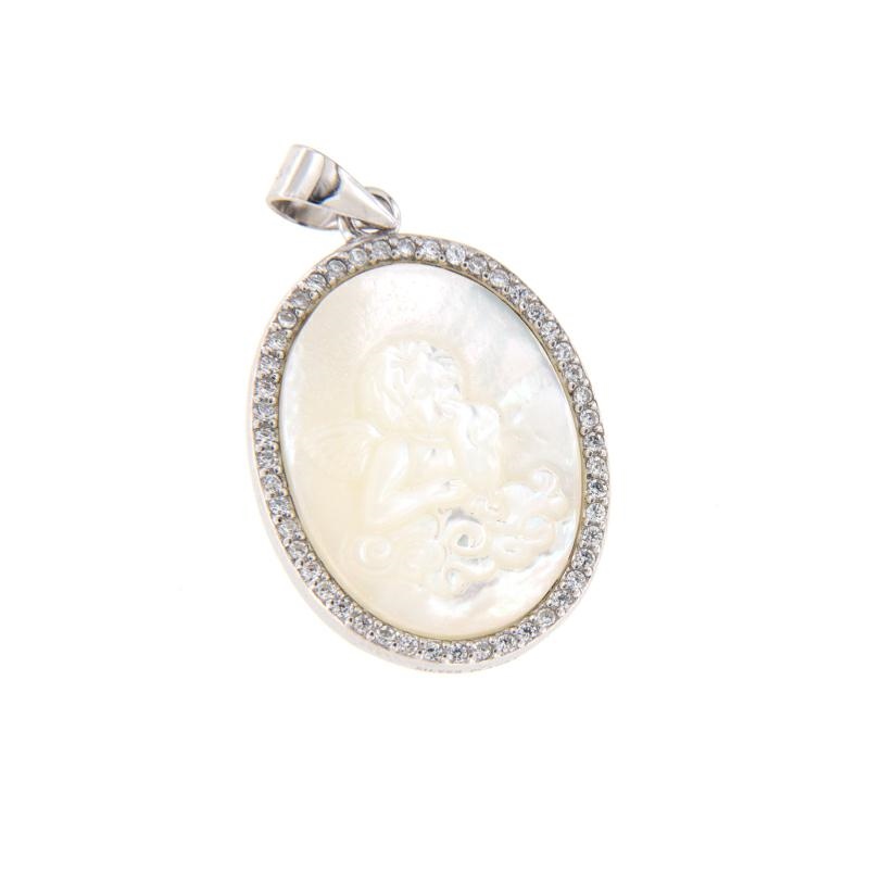 CIONDOLO ARGENTO ZIRCONE