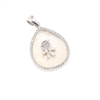 CIONDOLO ARGENTO ZIRCONE