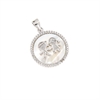 CIONDOLO ARGENTO ZIRCONE