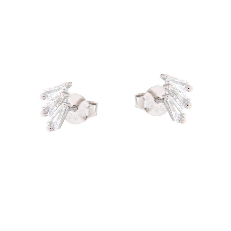 ORECCHINO ARGENTO ZIRCONE 3PZ