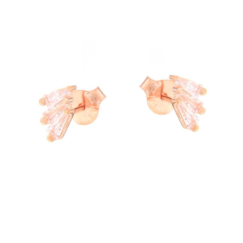 ORECCHINO ARGENTO ZIRCONE 3PZ