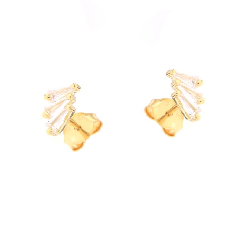 ORECCHINO ARGENTO ZIRCONE 3PZ