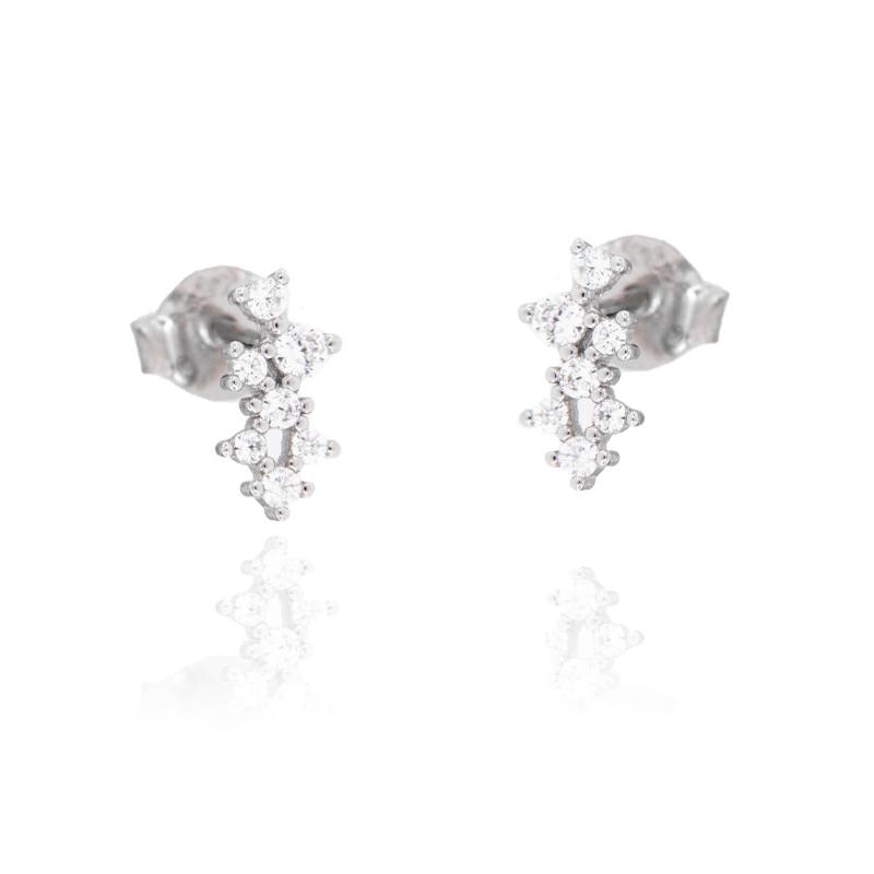 ORECCHINO ARGENTO ZIRCONE 3PZ