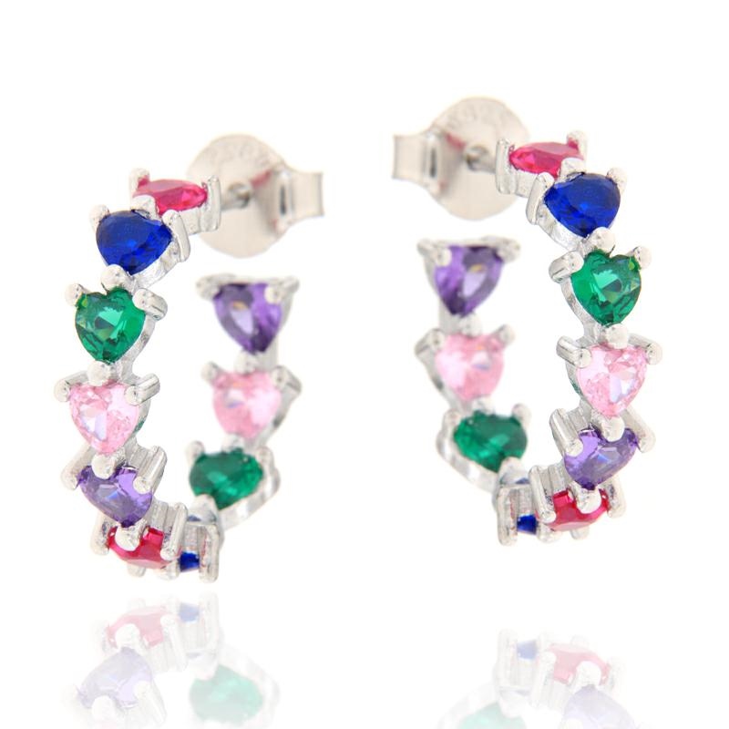 ORECCHINO ARGENTO ZIRCONE