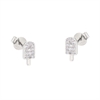 ORECCHINO ARGENTO ZIRCONE 3PZ