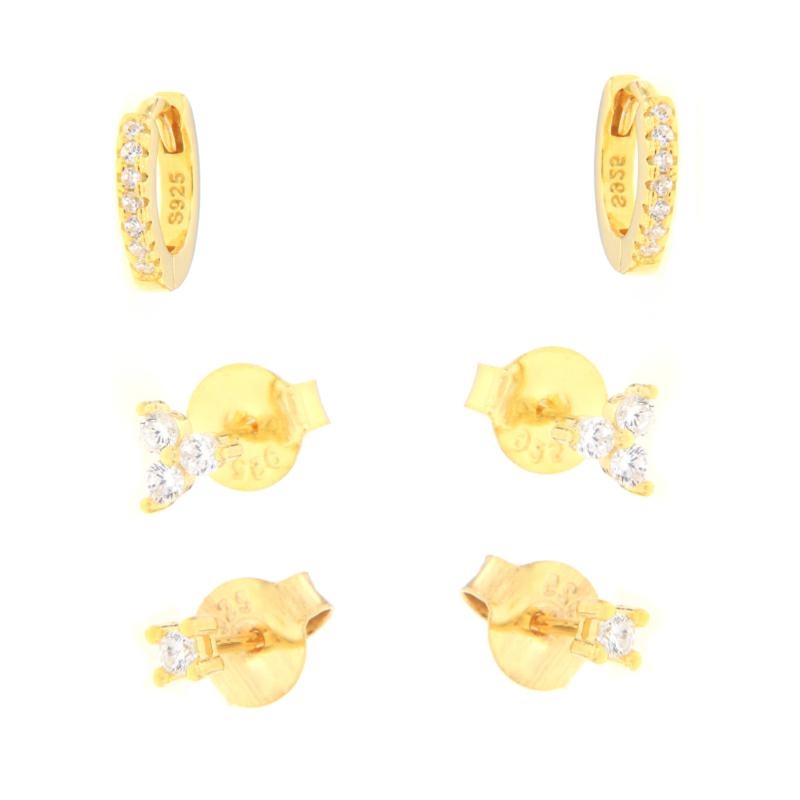 ORECCHINO ARGENTO ZIRCONE 2PZ