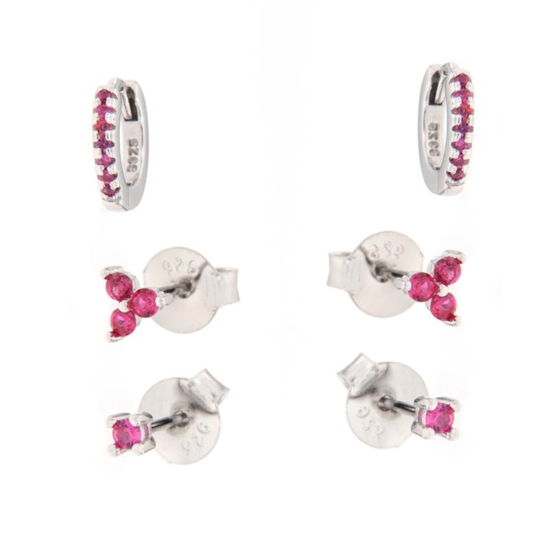 ORECCHINO ARGENTO ZIRCONE 2PZ