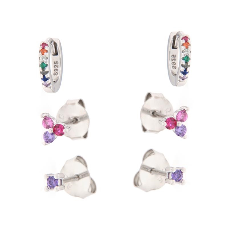 ORECCHINO ARGENTO ZIRCONE 2PZ