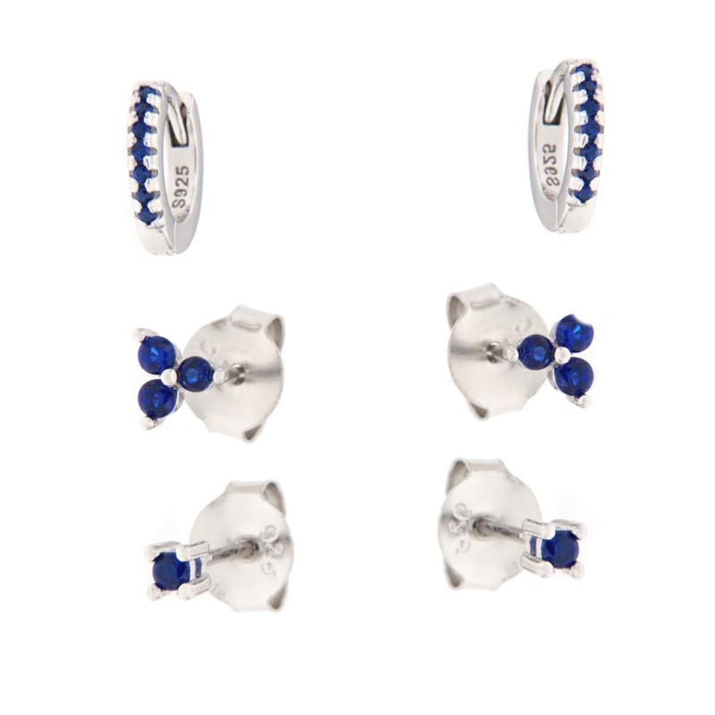 ORECCHINO ARGENTO ZIRCONE 2PZ